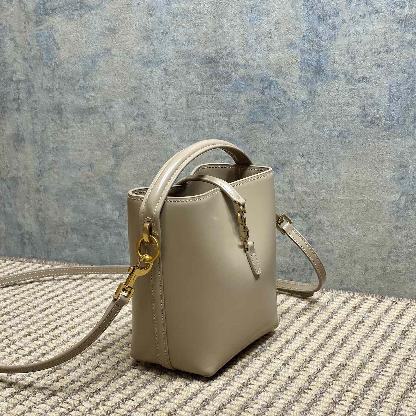 Saint Laurent Le 37 Mini In Shiny Leather - DopestKickz