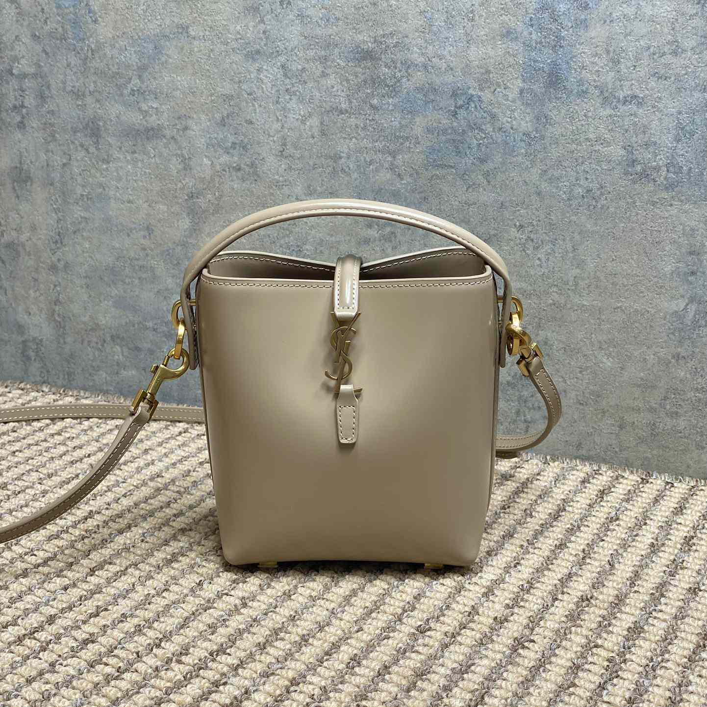 Saint Laurent Le 37 Mini In Shiny Leather - DopestKickz