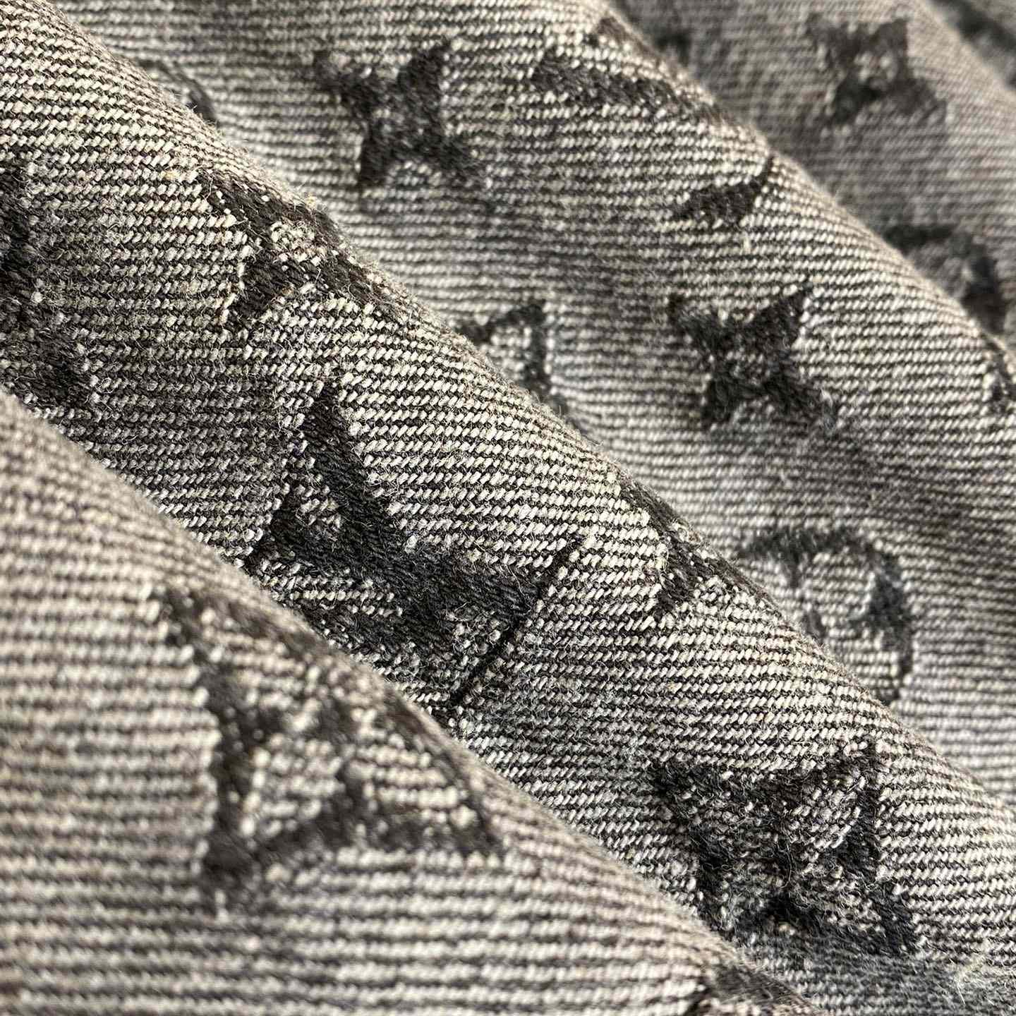 Louis Vuitton Embroidered Monogram Baggy Denim Pants   1ABY8N - DopestKickz