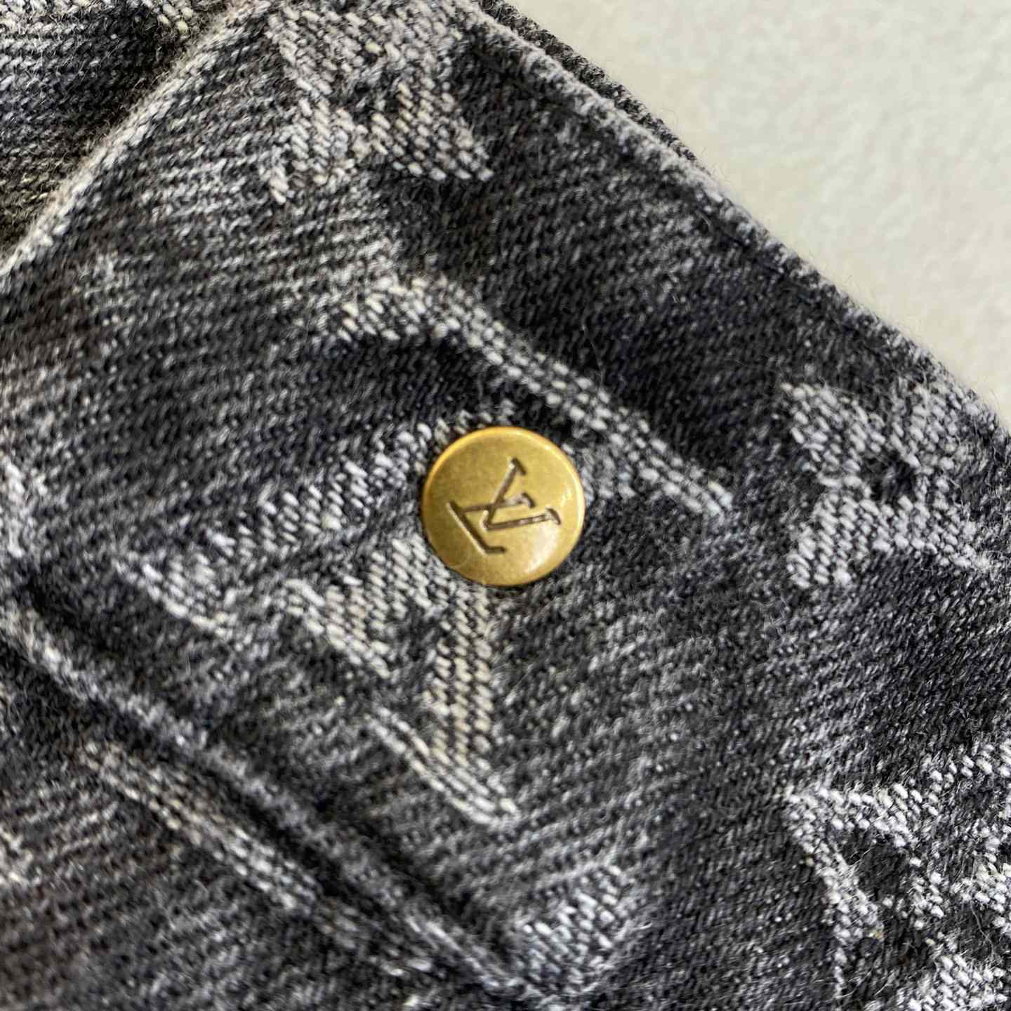 Louis Vuitton Embroidered Monogram Baggy Denim Pants   1ABY8N - DopestKickz