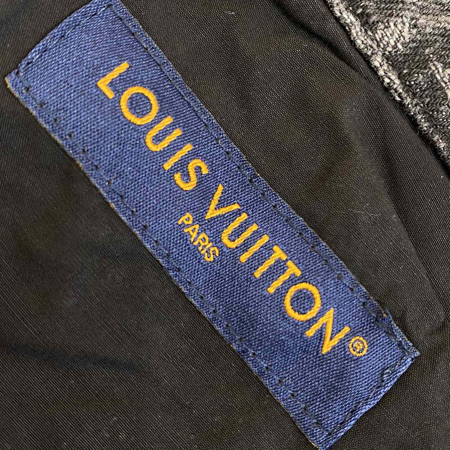 Louis Vuitton Embroidered Monogram Baggy Denim Pants   1ABY8N - DopestKickz
