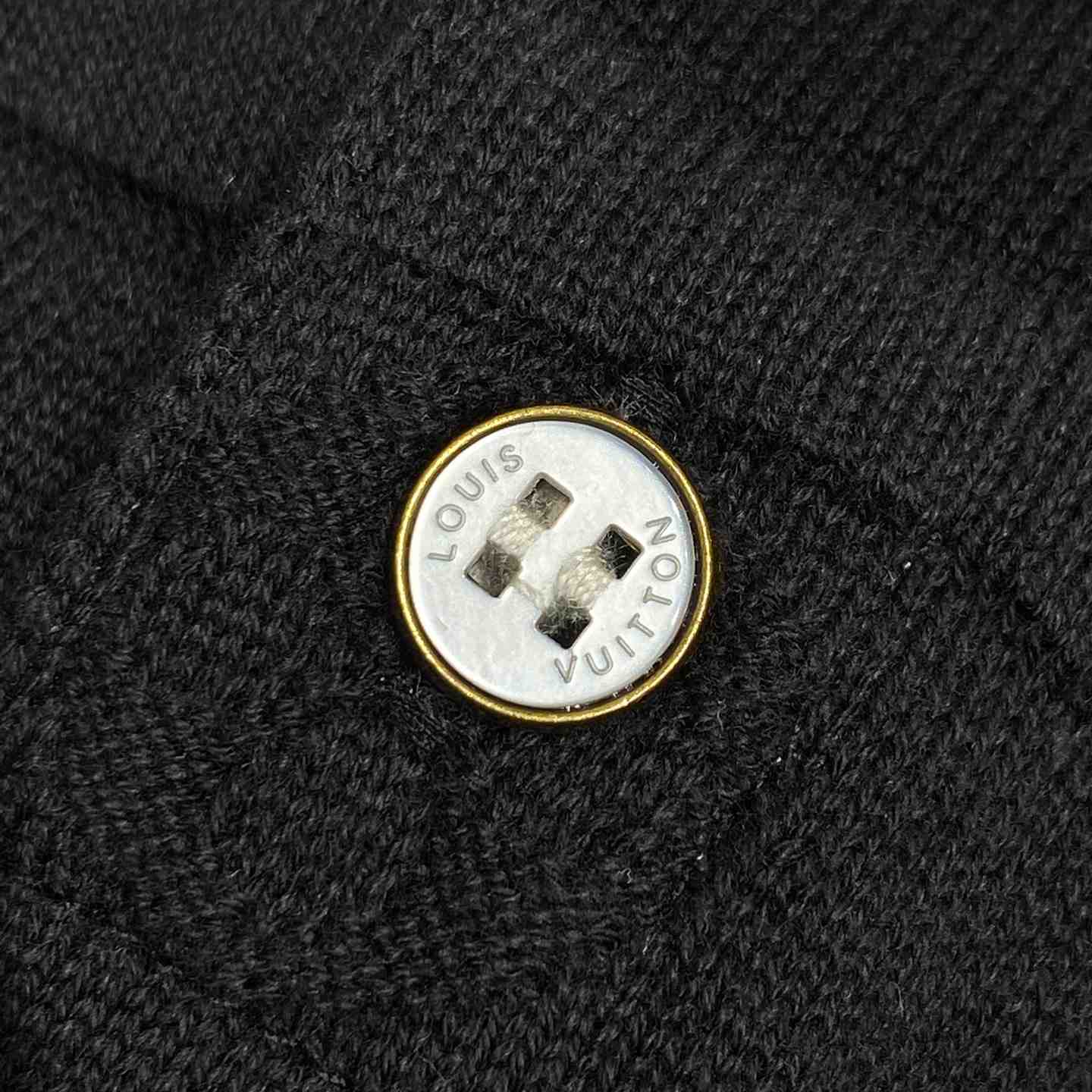 Louis Vuitton Monogram Jacquard Long-Sleeved Polo Shirt   1AGTMB - DopestKickz