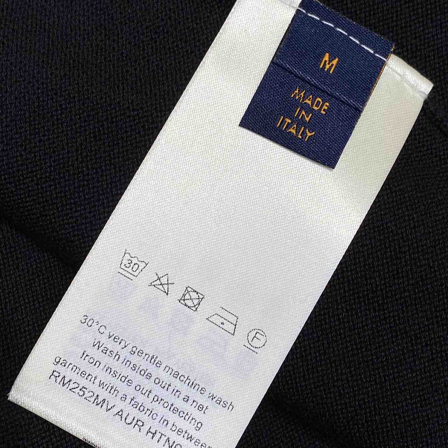 Louis Vuitton Monogram Jacquard Long-Sleeved Polo Shirt   1AGTMB - DopestKickz