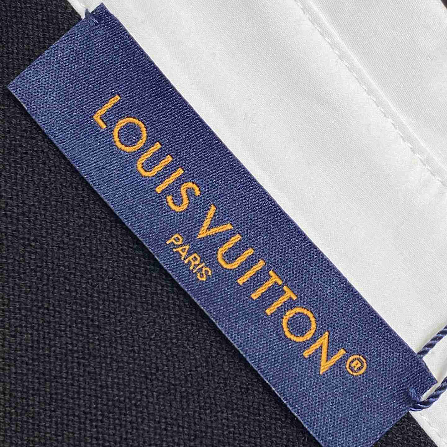 Louis Vuitton Monogram Jacquard Long-Sleeved Polo Shirt   1AGTMB - DopestKickz