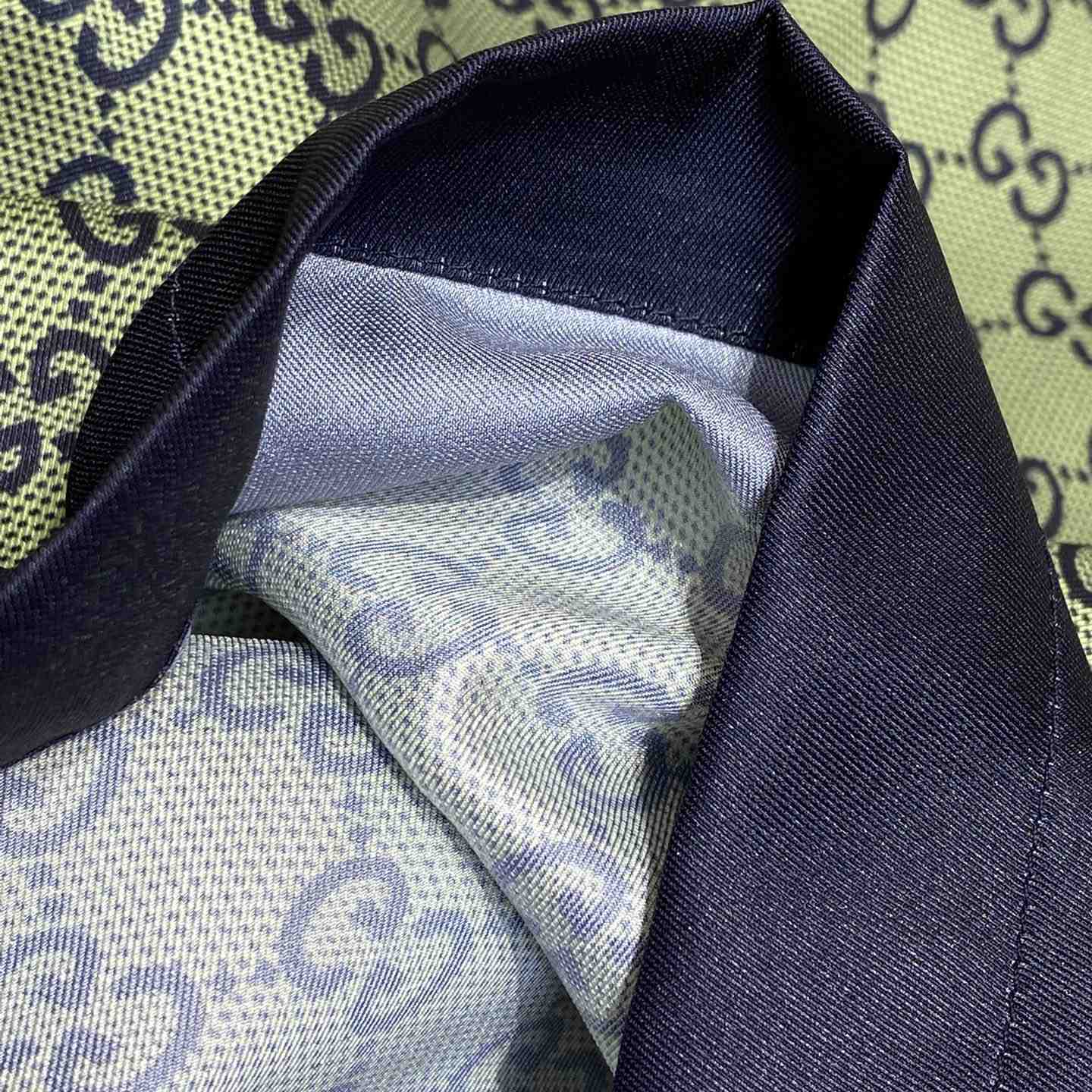 Gucci GG Horsebit Print Silk Twill Short - DopestKickz