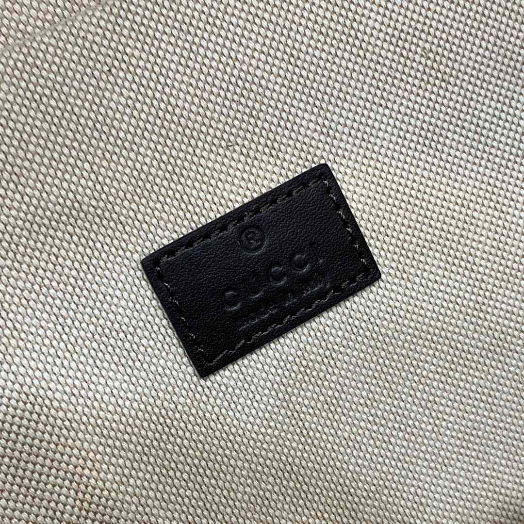 Gucci Medium GG Backpack With Web - DopestKickz