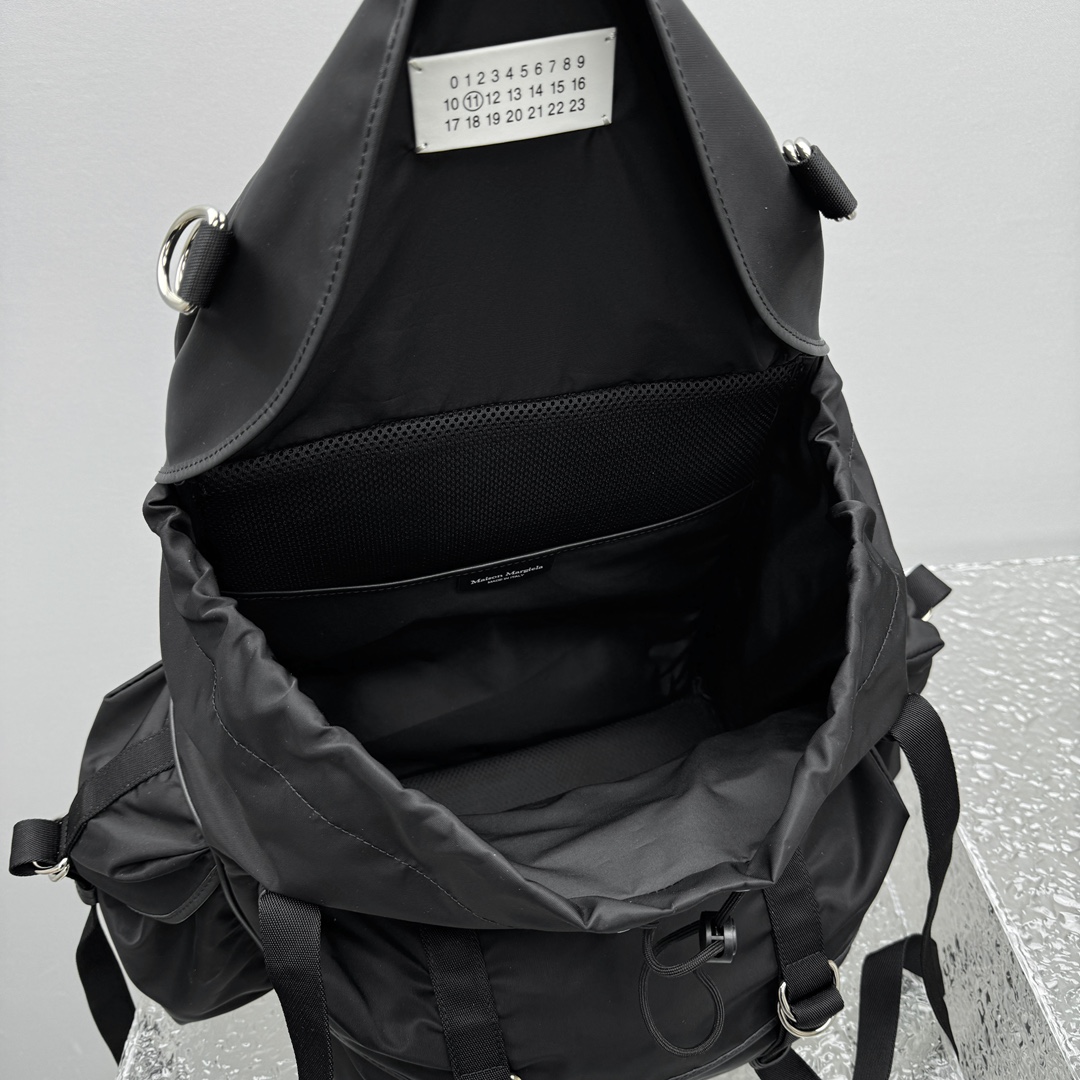 Maison Margiela Black High Tech XL Backpack - DopestKickz