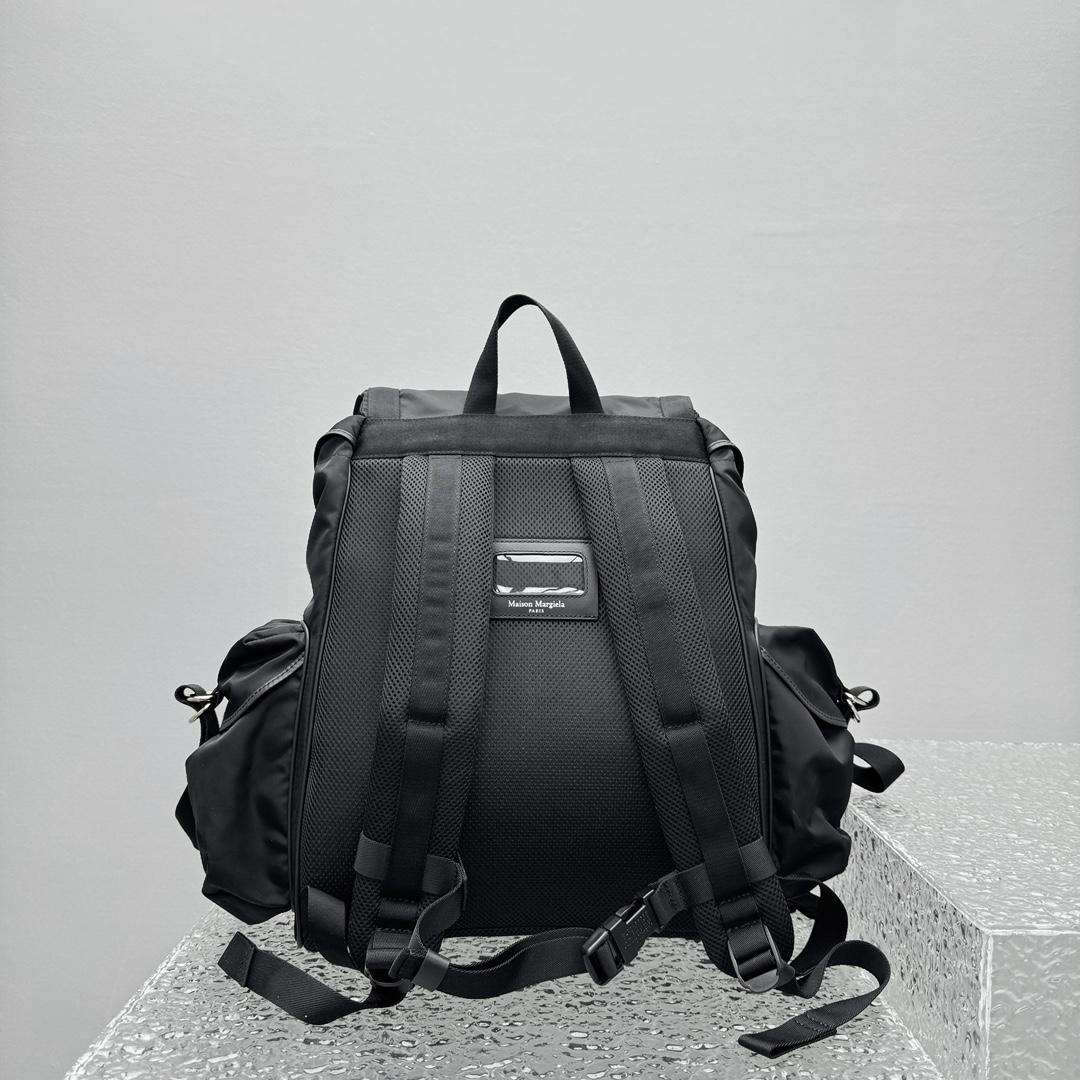Maison Margiela Black High Tech XL Backpack - DopestKickz