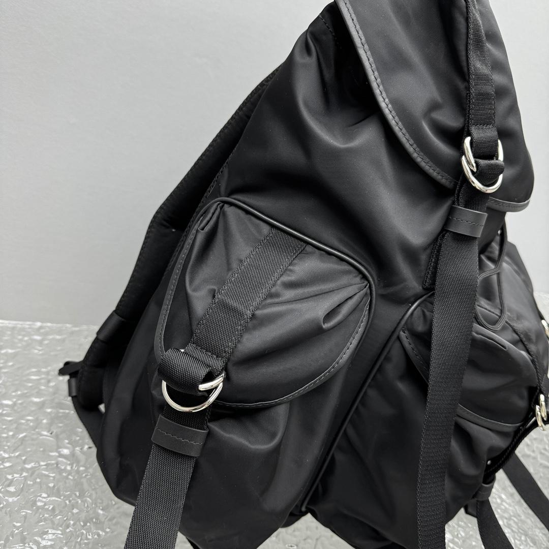 Maison Margiela Black High Tech XL Backpack - DopestKickz