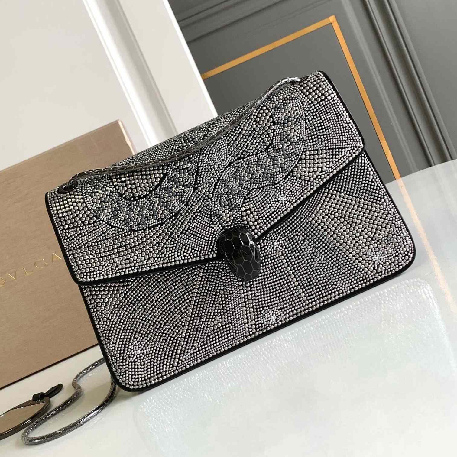 Bvlgari Serpenti Forever Shoulder Bag  25X16.5X8cm - DopestKickz