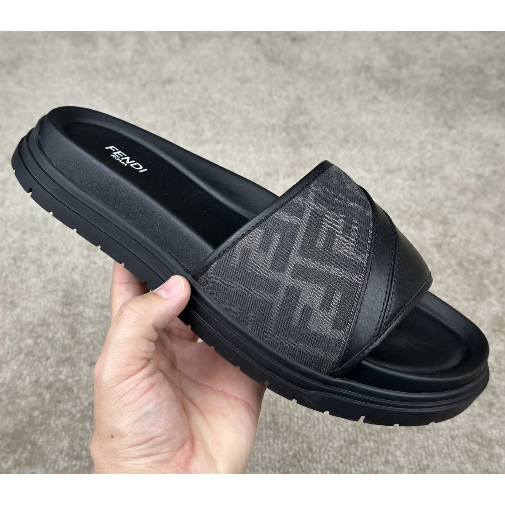 Fendi Diagonal Slides  - DopestKickz