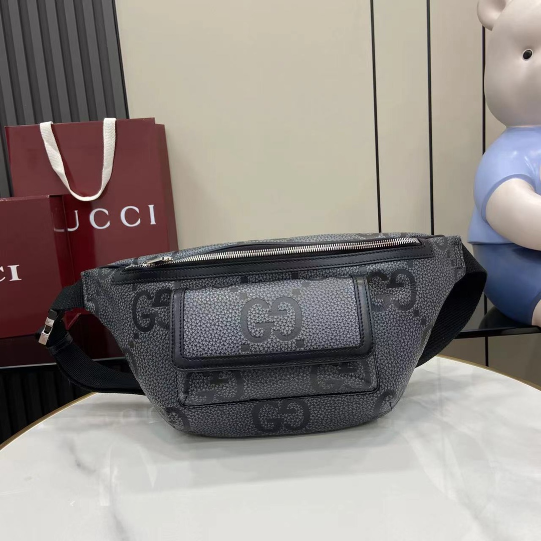 Gucci Medium Jumbo GG Belt Bag - DopestKickz