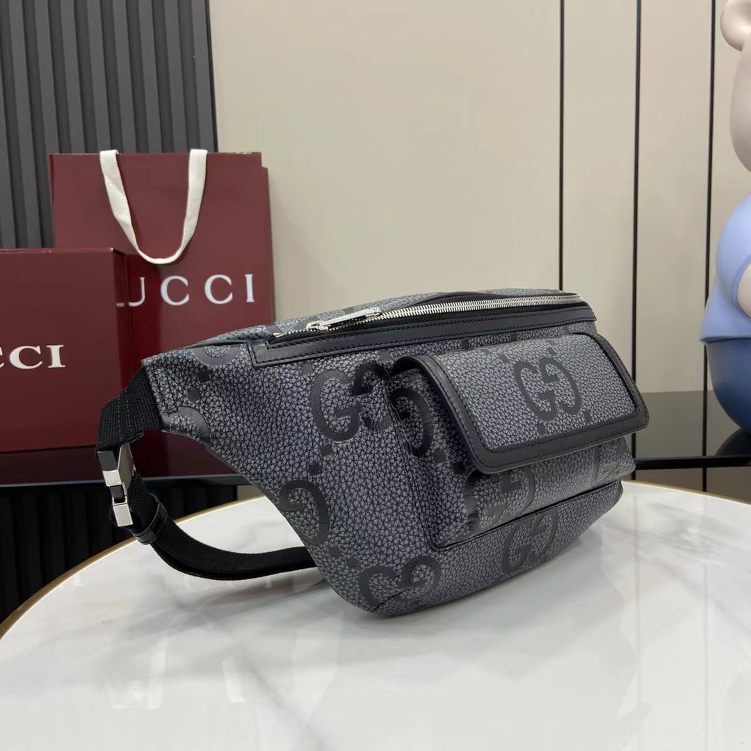 Gucci Medium Jumbo GG Belt Bag - DopestKickz