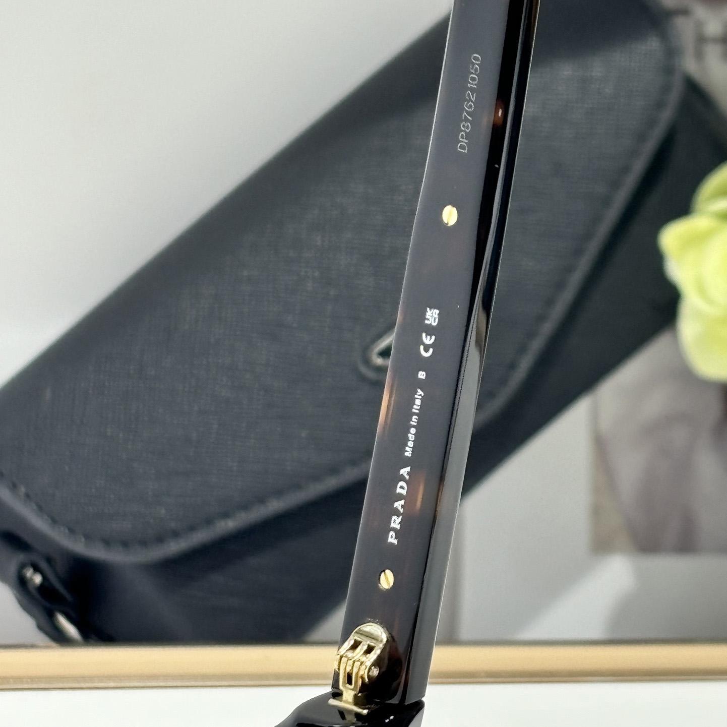 Prada Sunglasses With Iconic Metal Plaque   SPR A16SF - DopestKickz