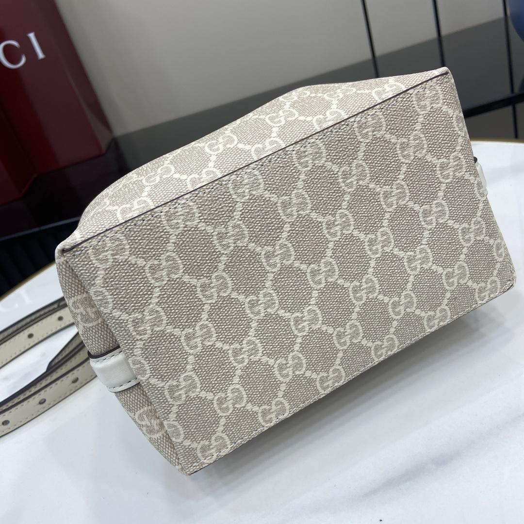 Gucci GG Emblem Mini Bucket Bag  - DopestKickz