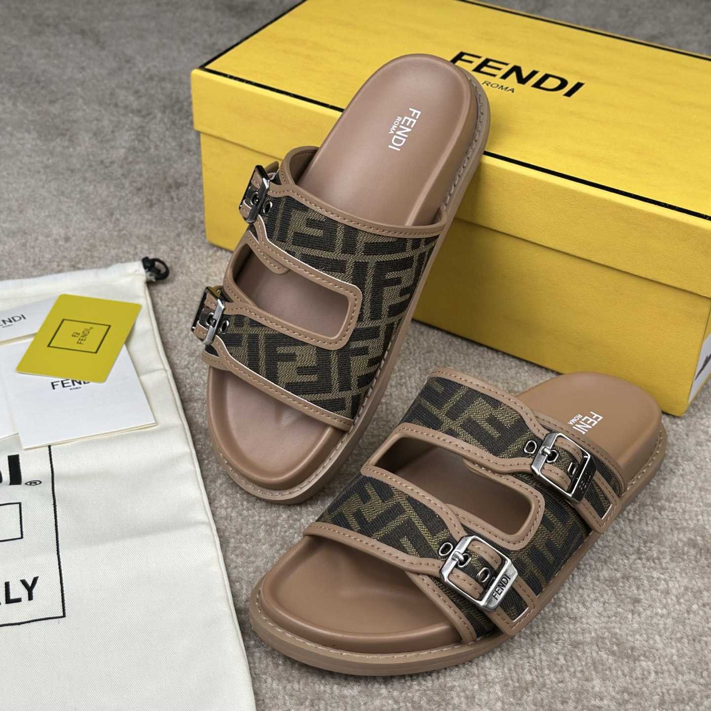 Fendi Feel Sandals  - DopestKickz
