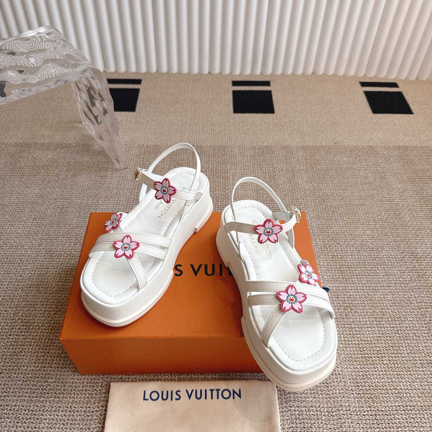 Louis Vuitton LV x TM Maya Platform Sandal - DopestKickz
