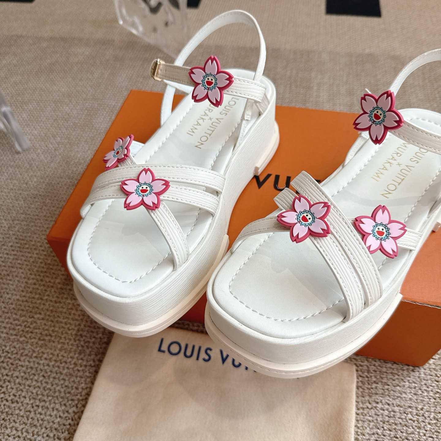 Louis Vuitton LV x TM Maya Platform Sandal - DopestKickz