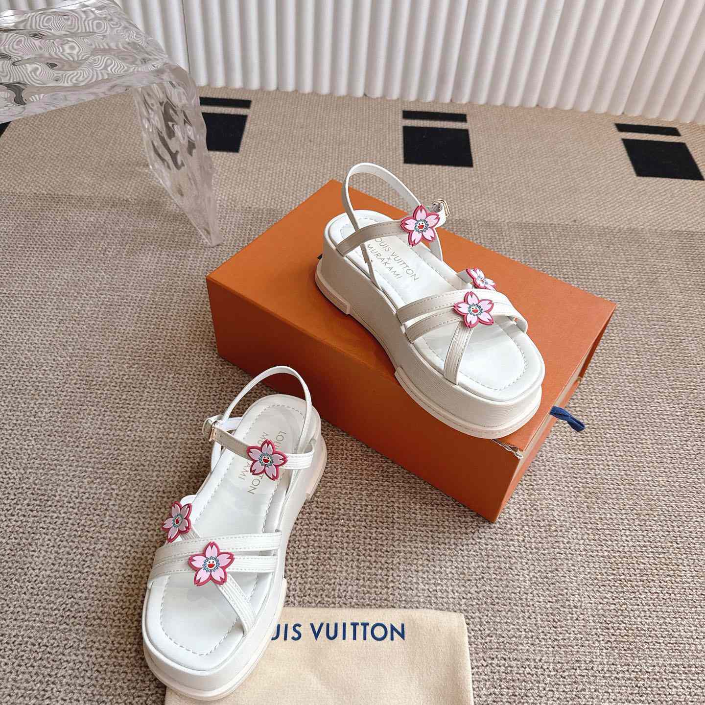 Louis Vuitton LV x TM Maya Platform Sandal - DopestKickz