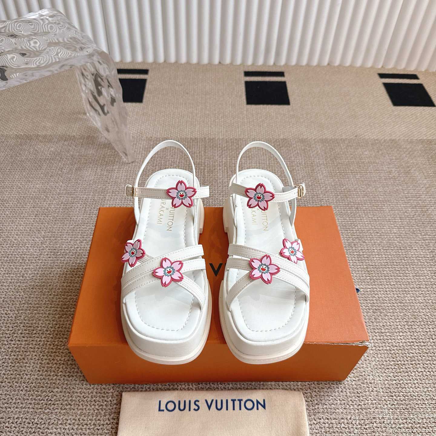 Louis Vuitton LV x TM Maya Platform Sandal - DopestKickz