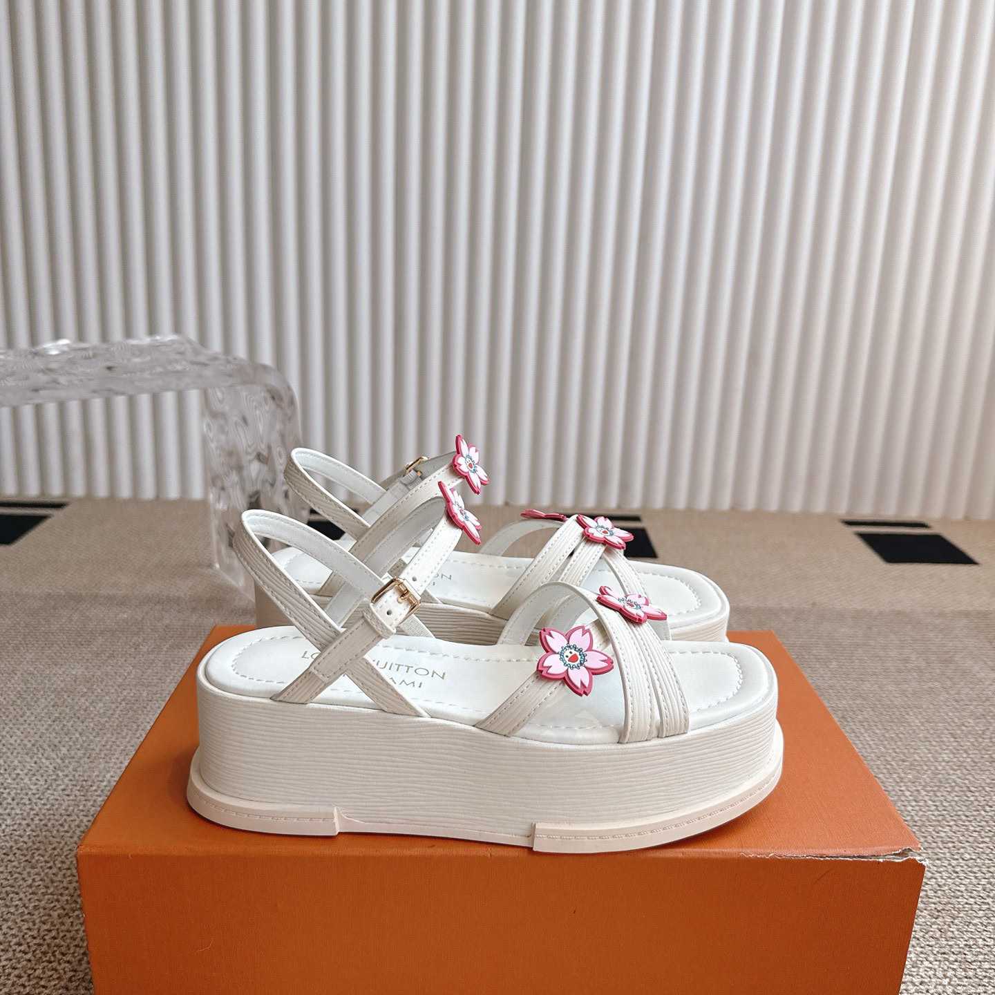 Louis Vuitton LV x TM Maya Platform Sandal - DopestKickz