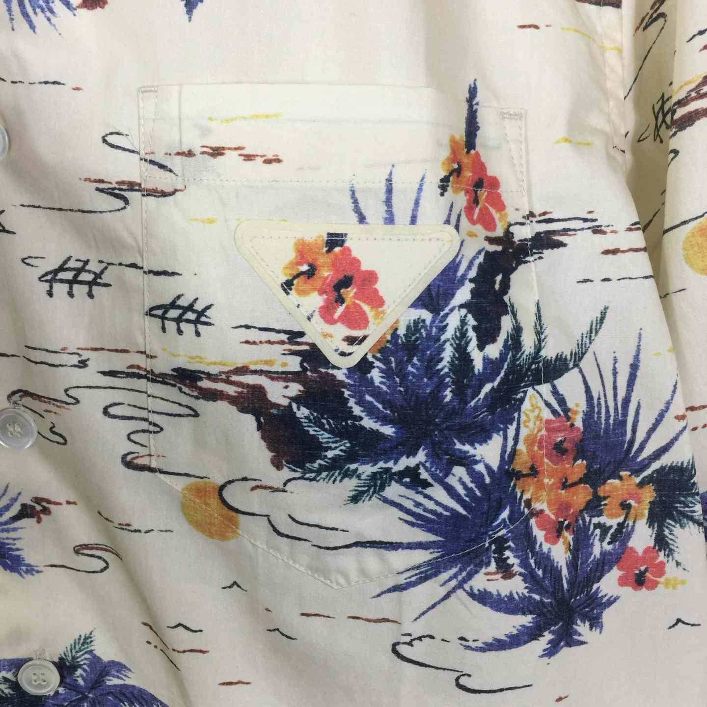 Prada Hawaii Print Bowling Shirt - DopestKickz