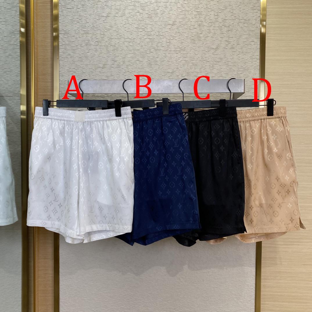 Louis Vuitton Monogram Jacquard Silk Shorts   - DopestKickz