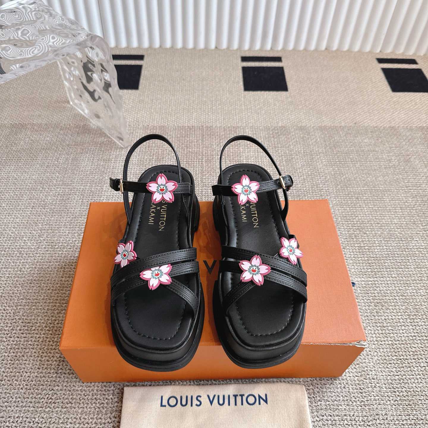 Louis Vuitton LV x TM Maya Platform Sandal - DopestKickz
