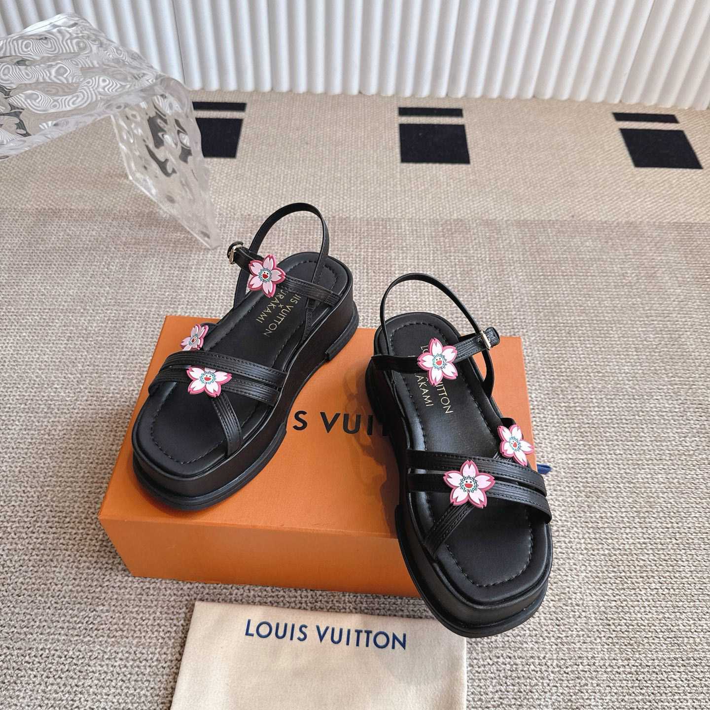 Louis Vuitton LV x TM Maya Platform Sandal - DopestKickz