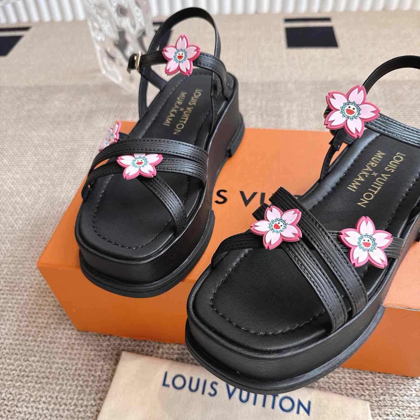 Louis Vuitton LV x TM Maya Platform Sandal - DopestKickz