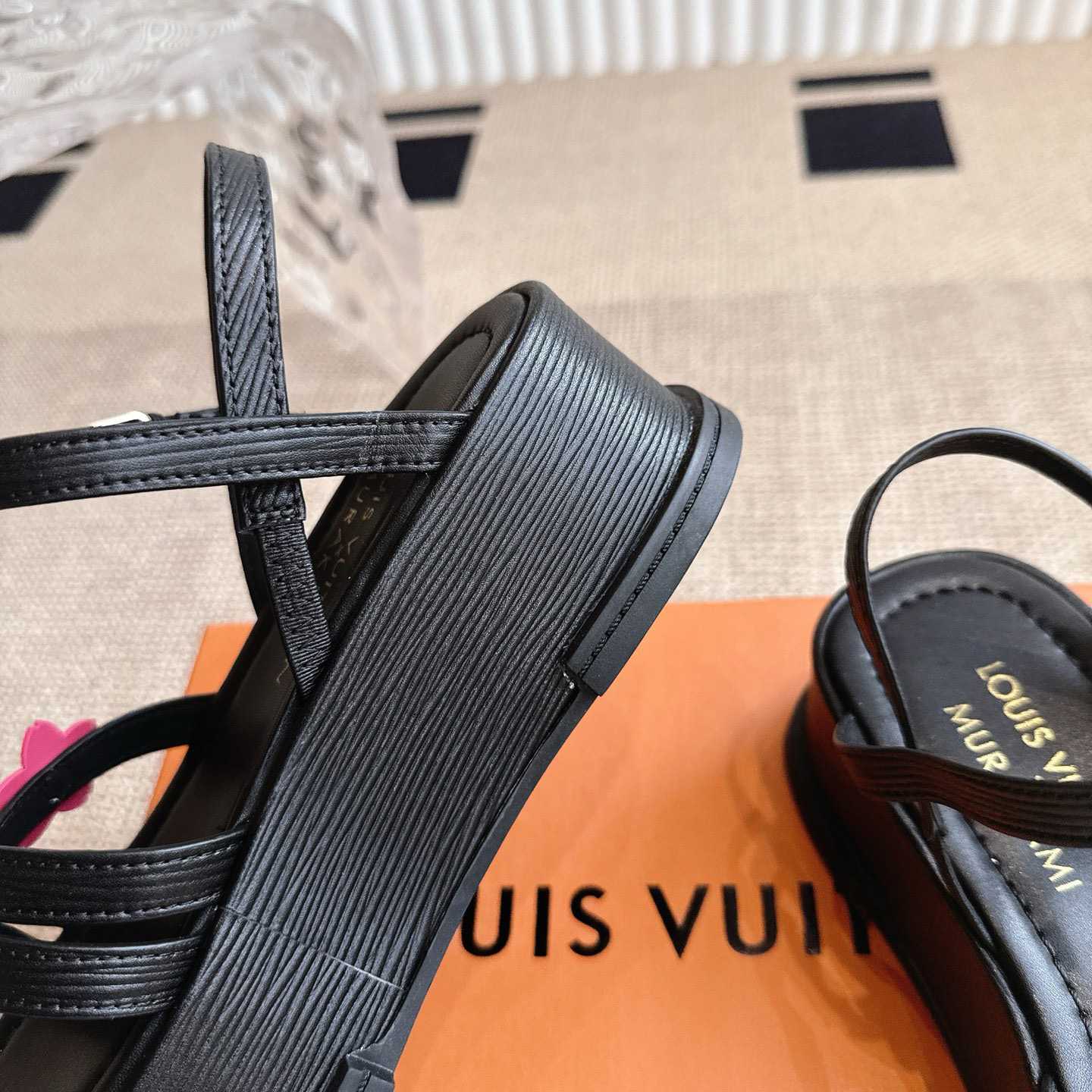 Louis Vuitton LV x TM Maya Platform Sandal - DopestKickz