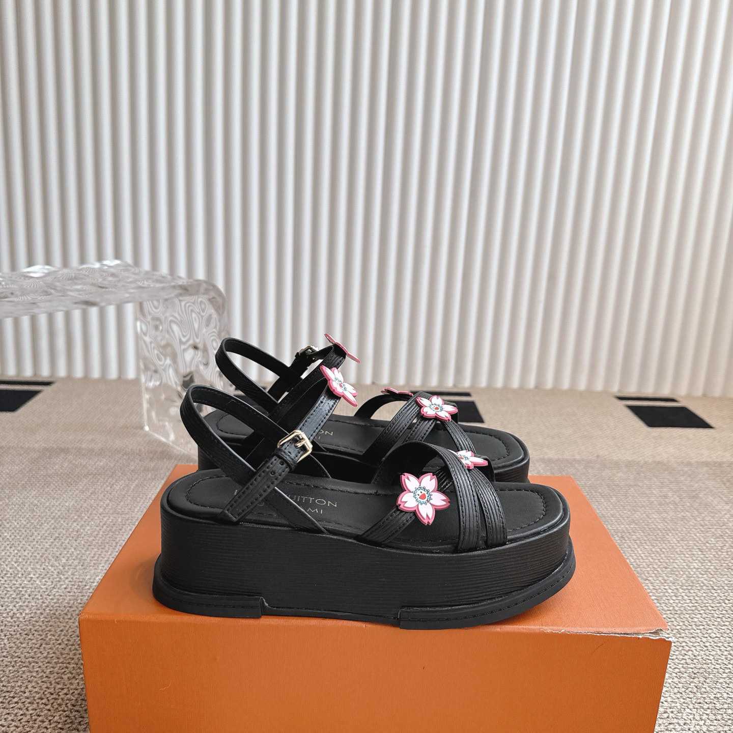 Louis Vuitton LV x TM Maya Platform Sandal - DopestKickz