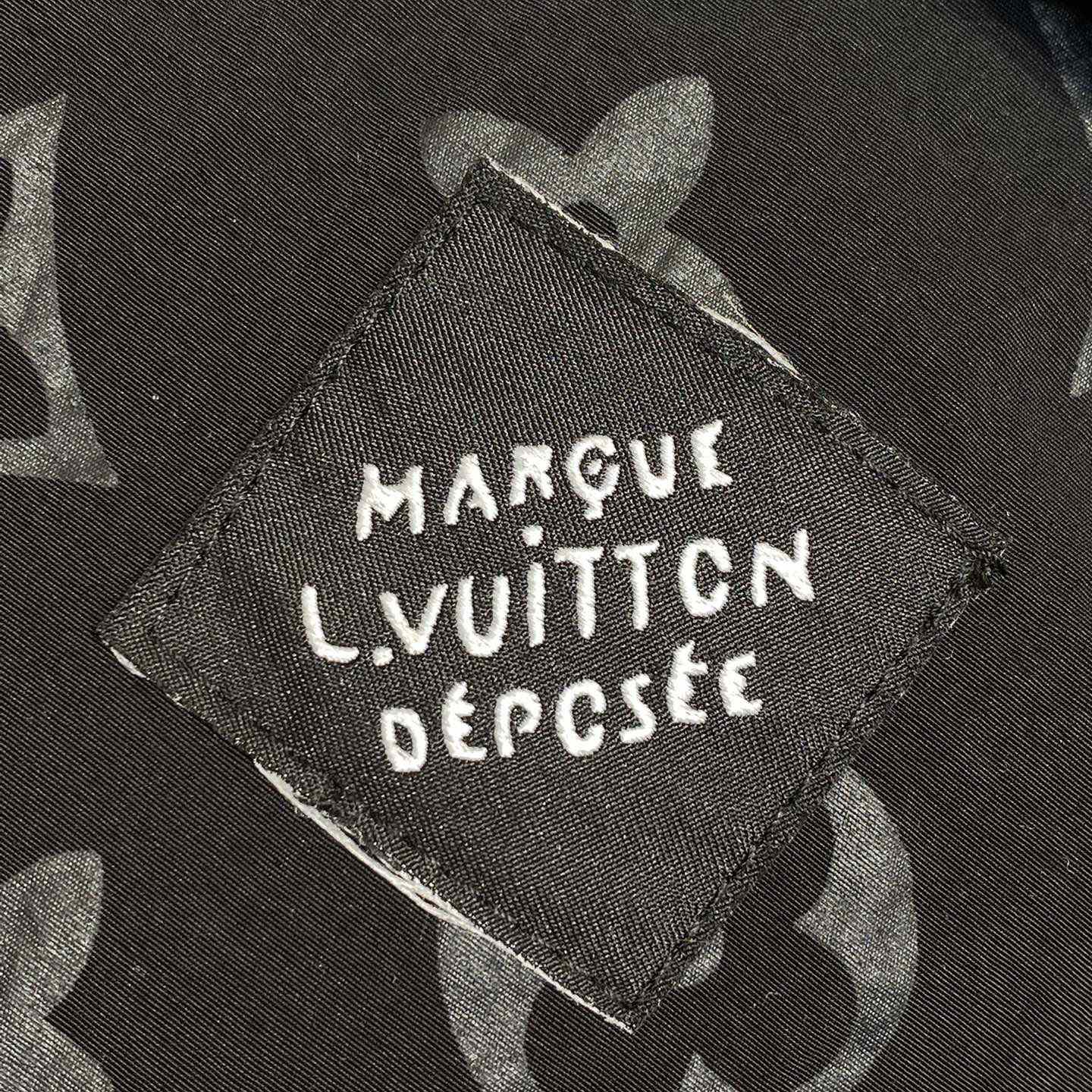 Louis Vuitton Monogram Moire Jacquard Silk Overshirt   1AGTGR - DopestKickz