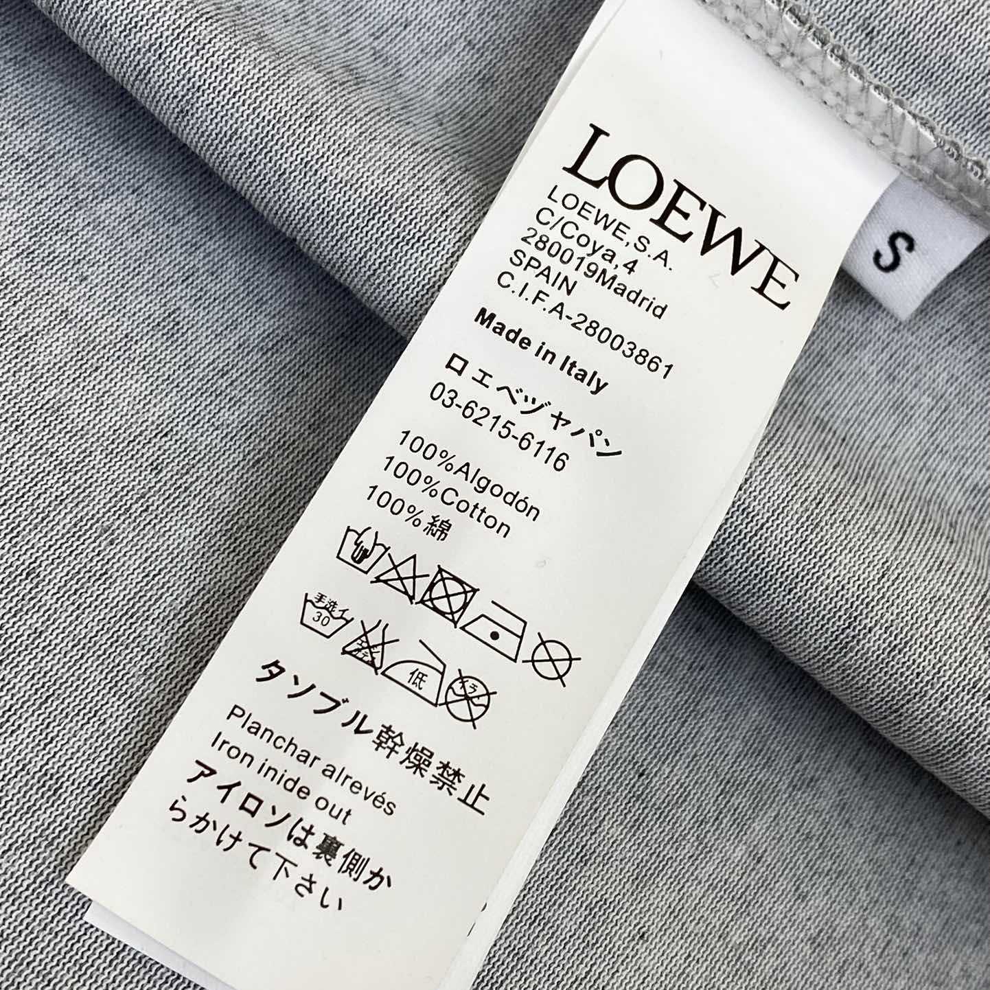 Loewe Boxy fit T-shirt In Cotton - DopestKickz