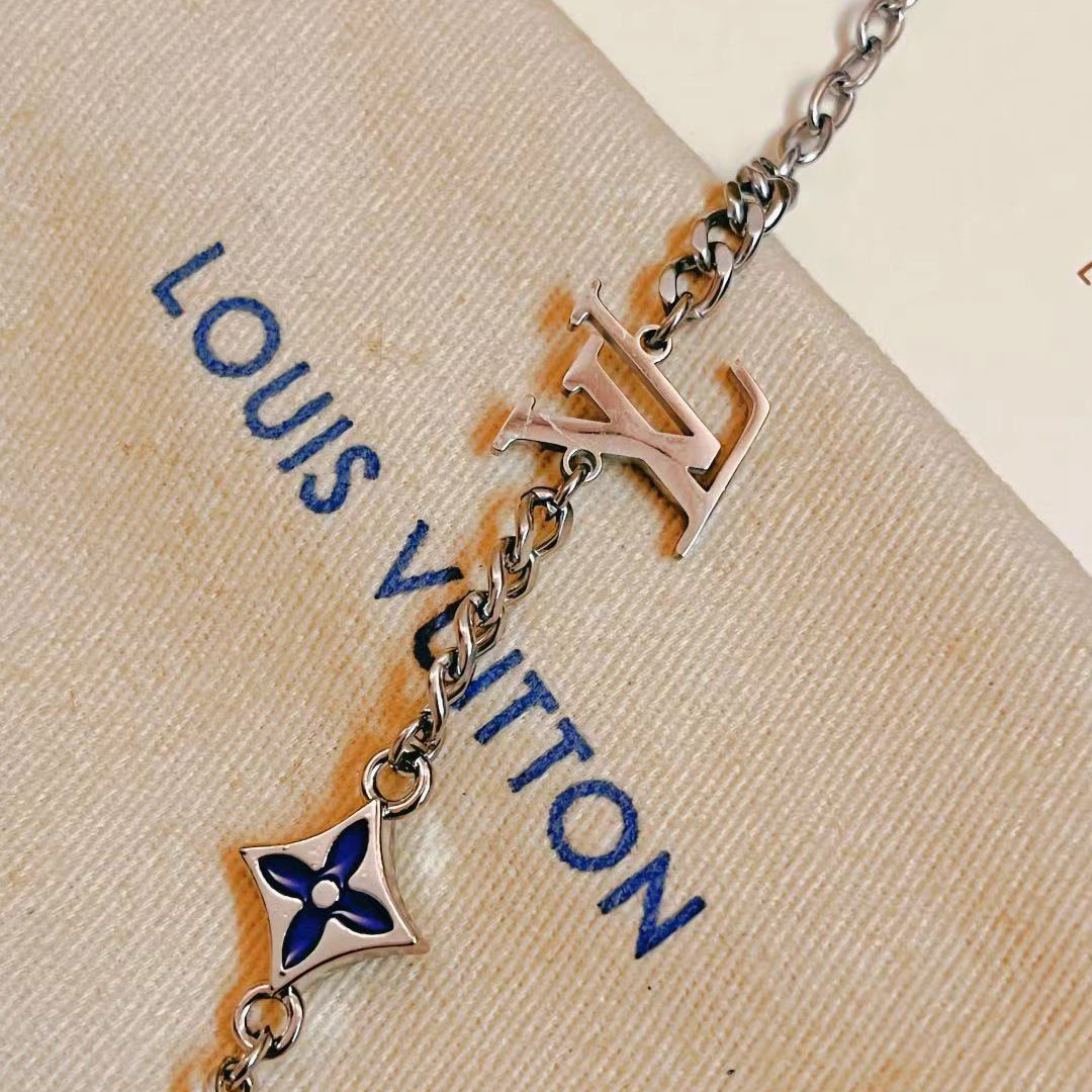 Louis Vuitton Monogram Row Bracelet  M1599A - DopestKickz