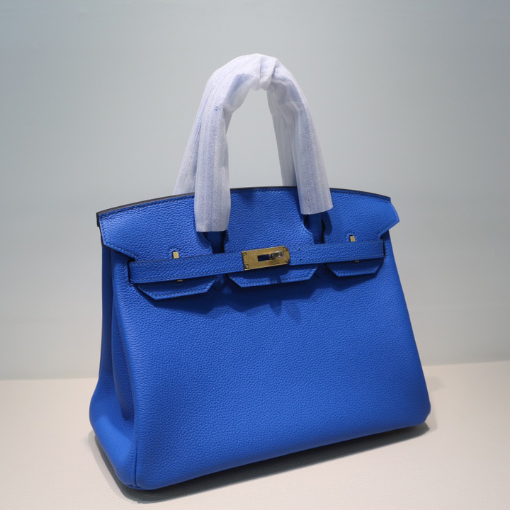 Hermes Birkin bag 30 Blue - DopestKickz
