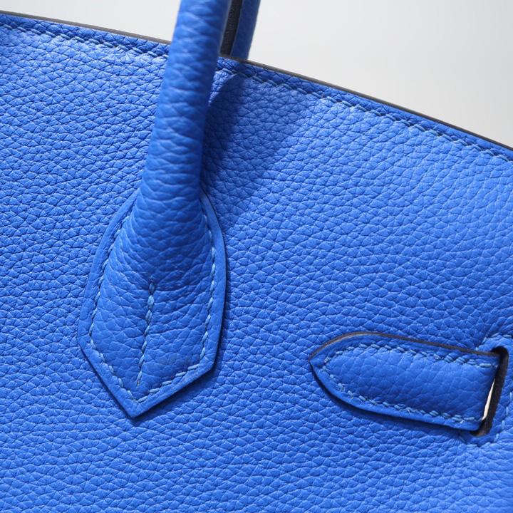 Hermes Birkin bag 30 Blue - DopestKickz