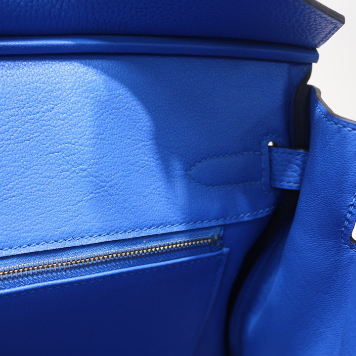 Hermes Birkin bag 30 Blue - DopestKickz