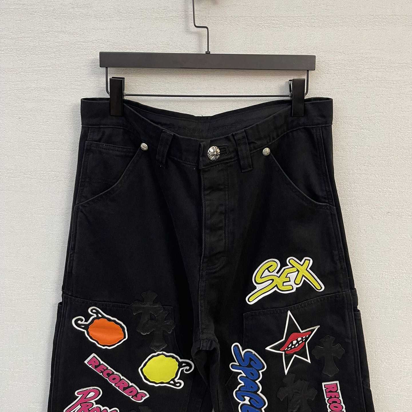 Chrome Hearts Matty Boy Sex Records Black Jean - DopestKickz