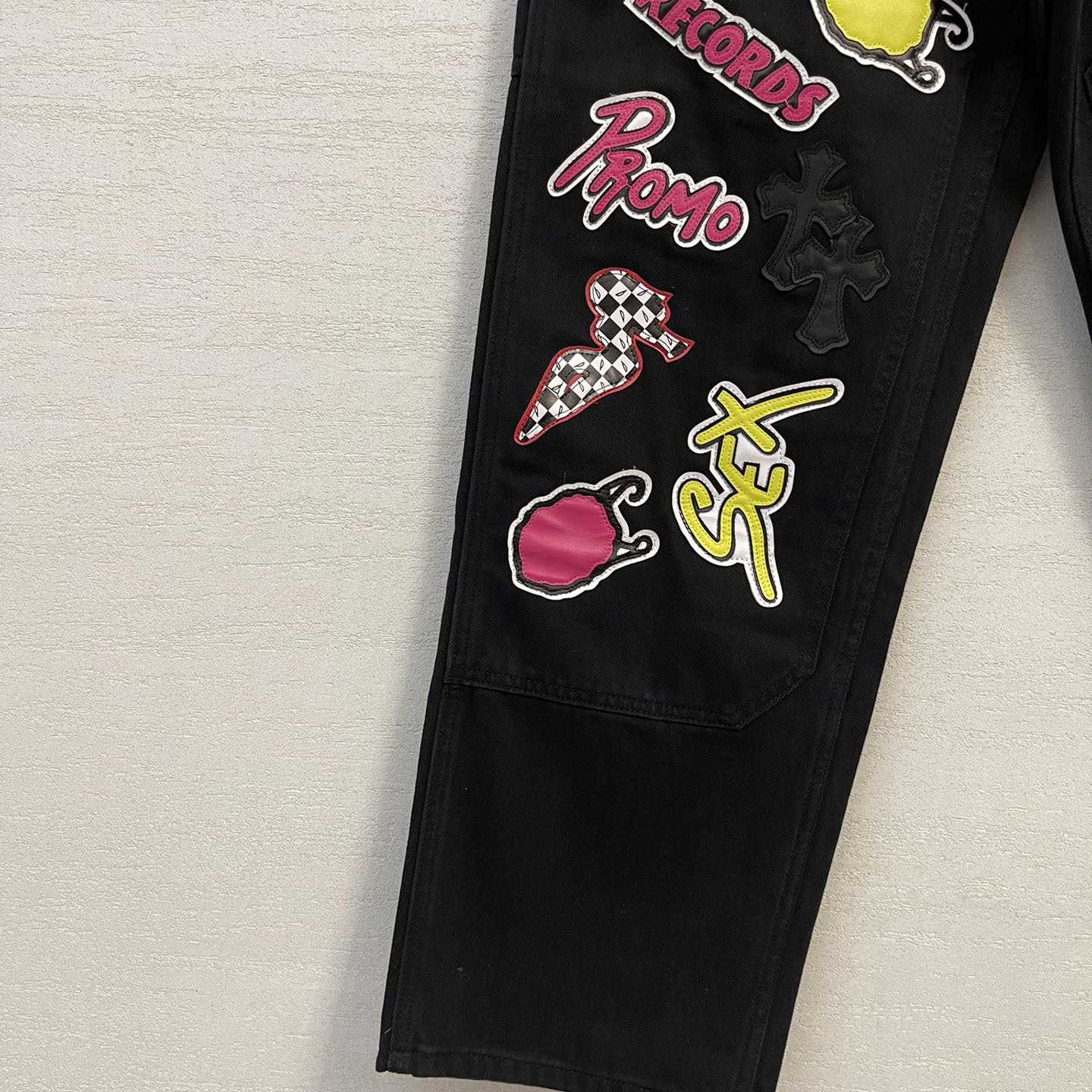 Chrome Hearts Matty Boy Sex Records Black Jean - DopestKickz