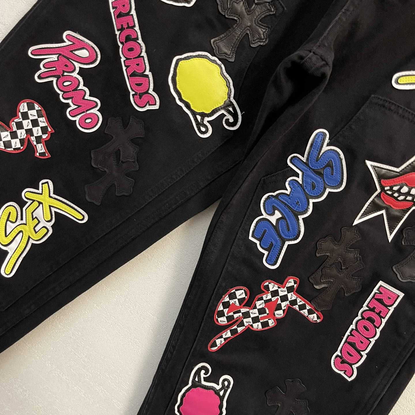 Chrome Hearts Matty Boy Sex Records Black Jean - DopestKickz