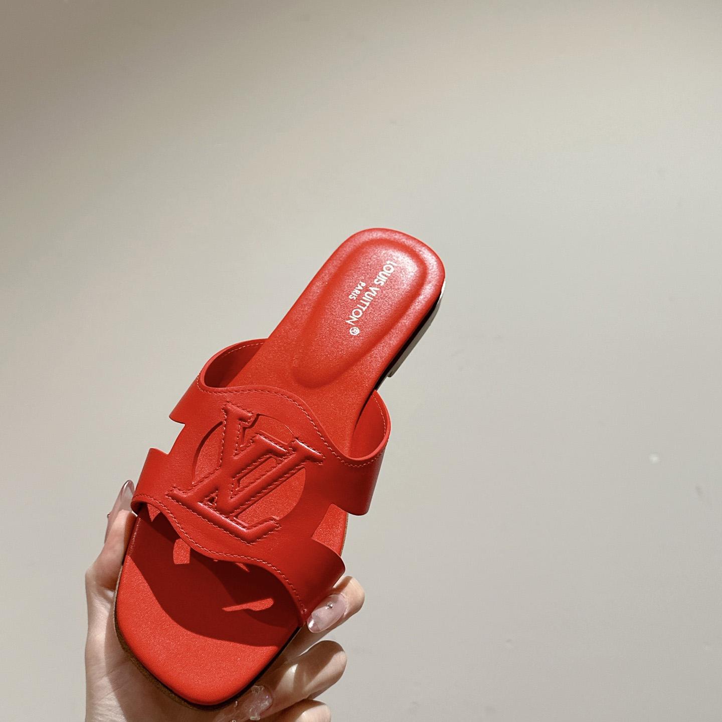 Louis Vuitton LV Isola Flat Mule - DopestKickz