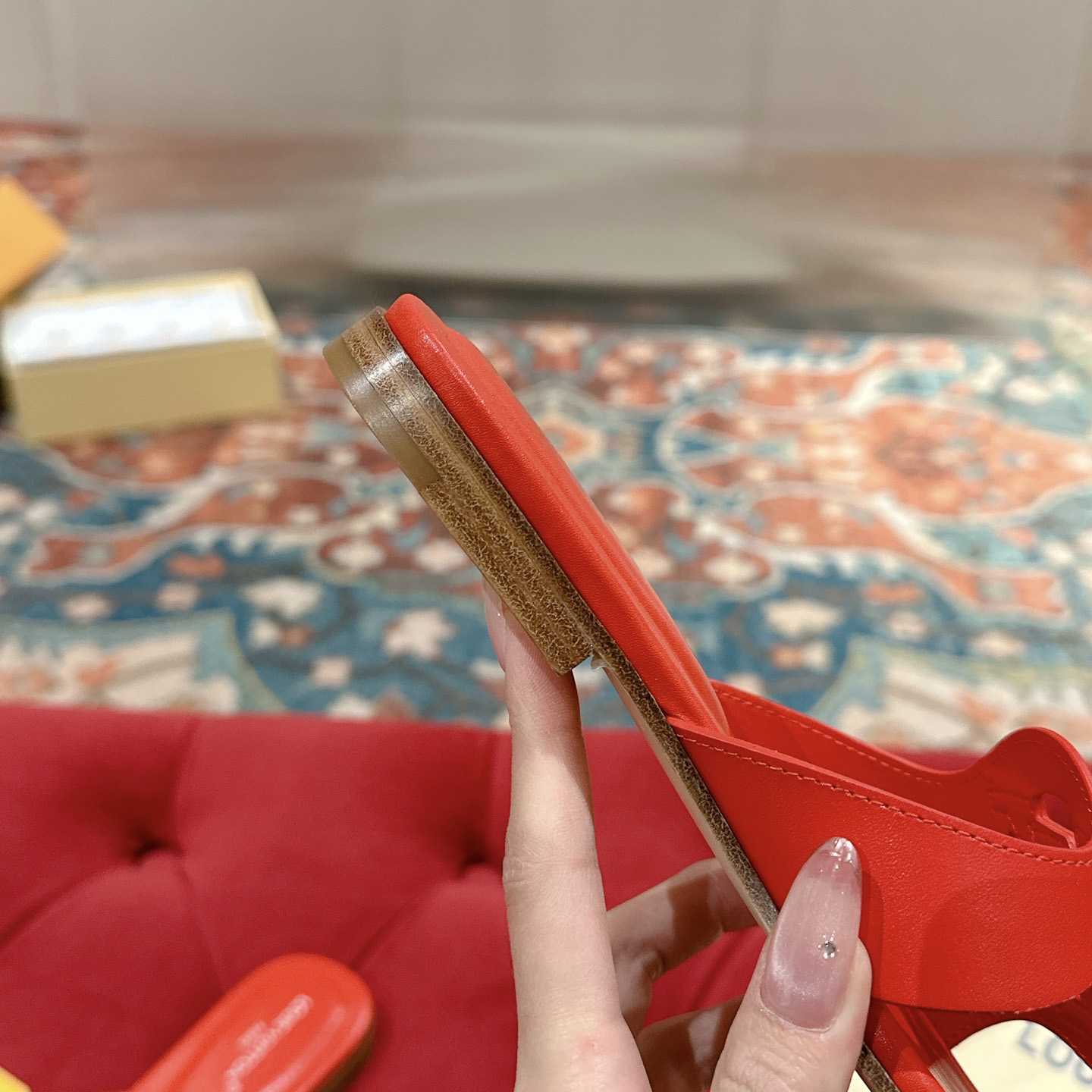 Louis Vuitton LV Isola Flat Mule - DopestKickz