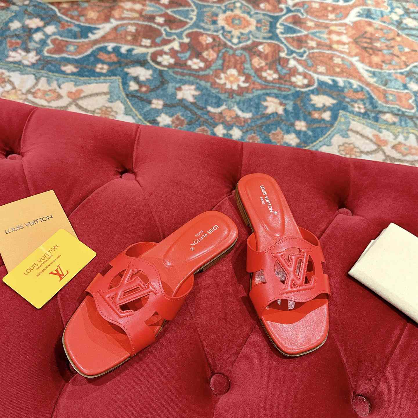 Louis Vuitton LV Isola Flat Mule - DopestKickz