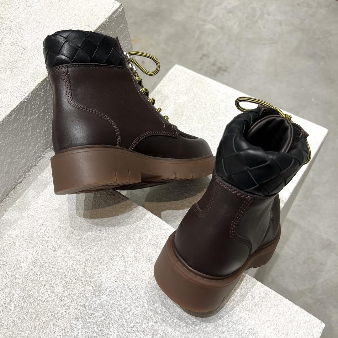 Bottega Veneta Haddock Lace-Up Ankle Boot - DopestKickz