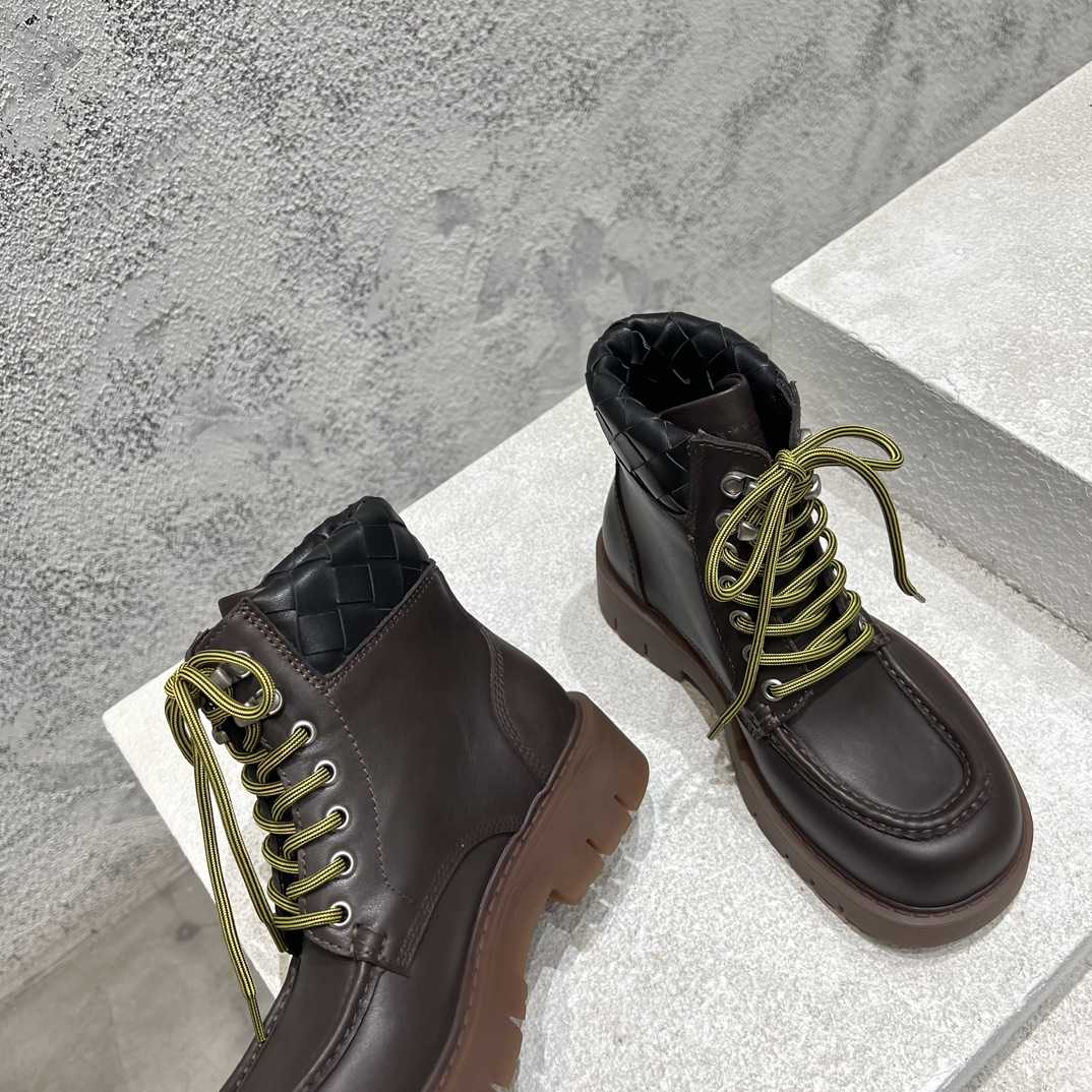 Bottega Veneta Haddock Lace-Up Ankle Boot - DopestKickz