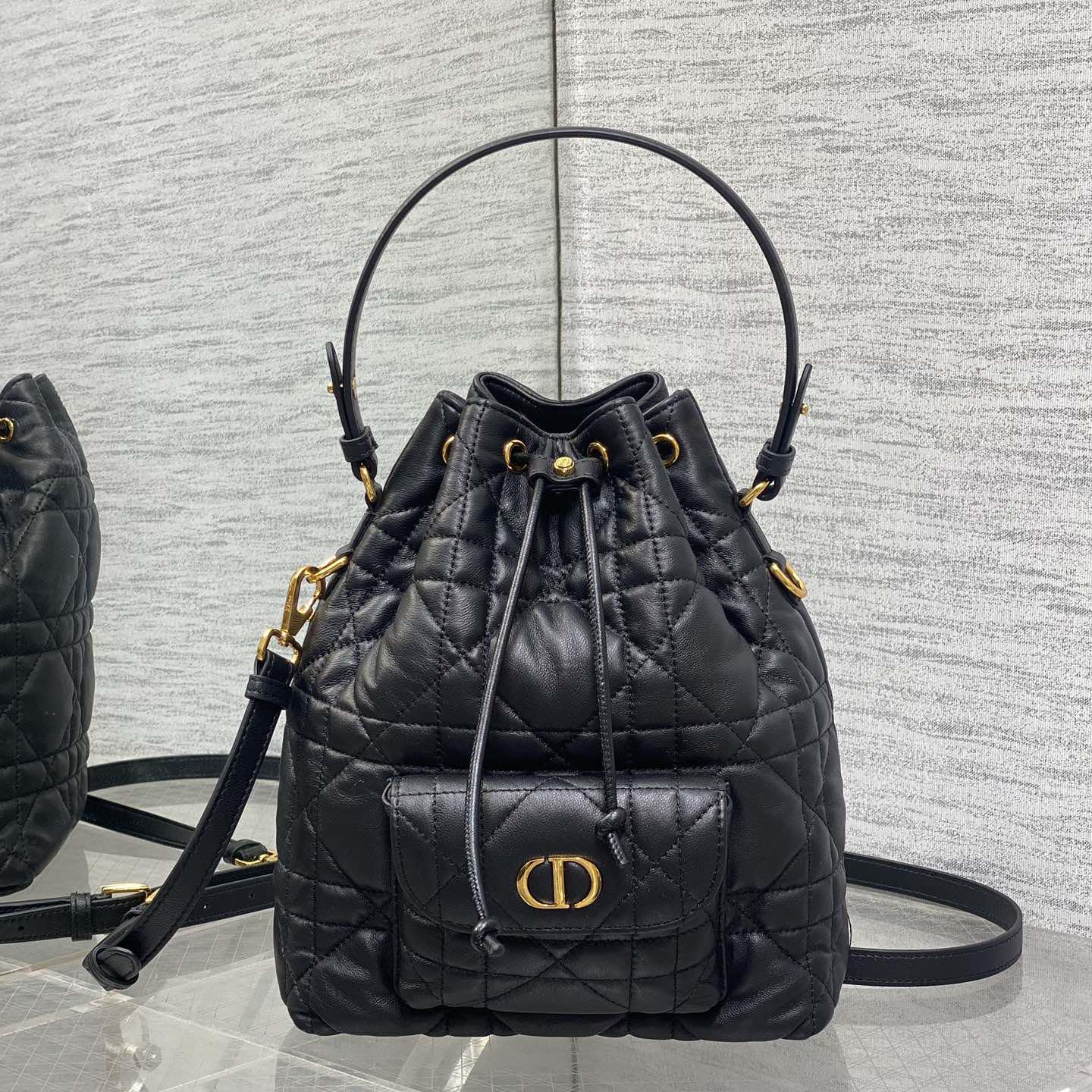Dior Small Dior Caro Bucket Bag  - DopestKickz