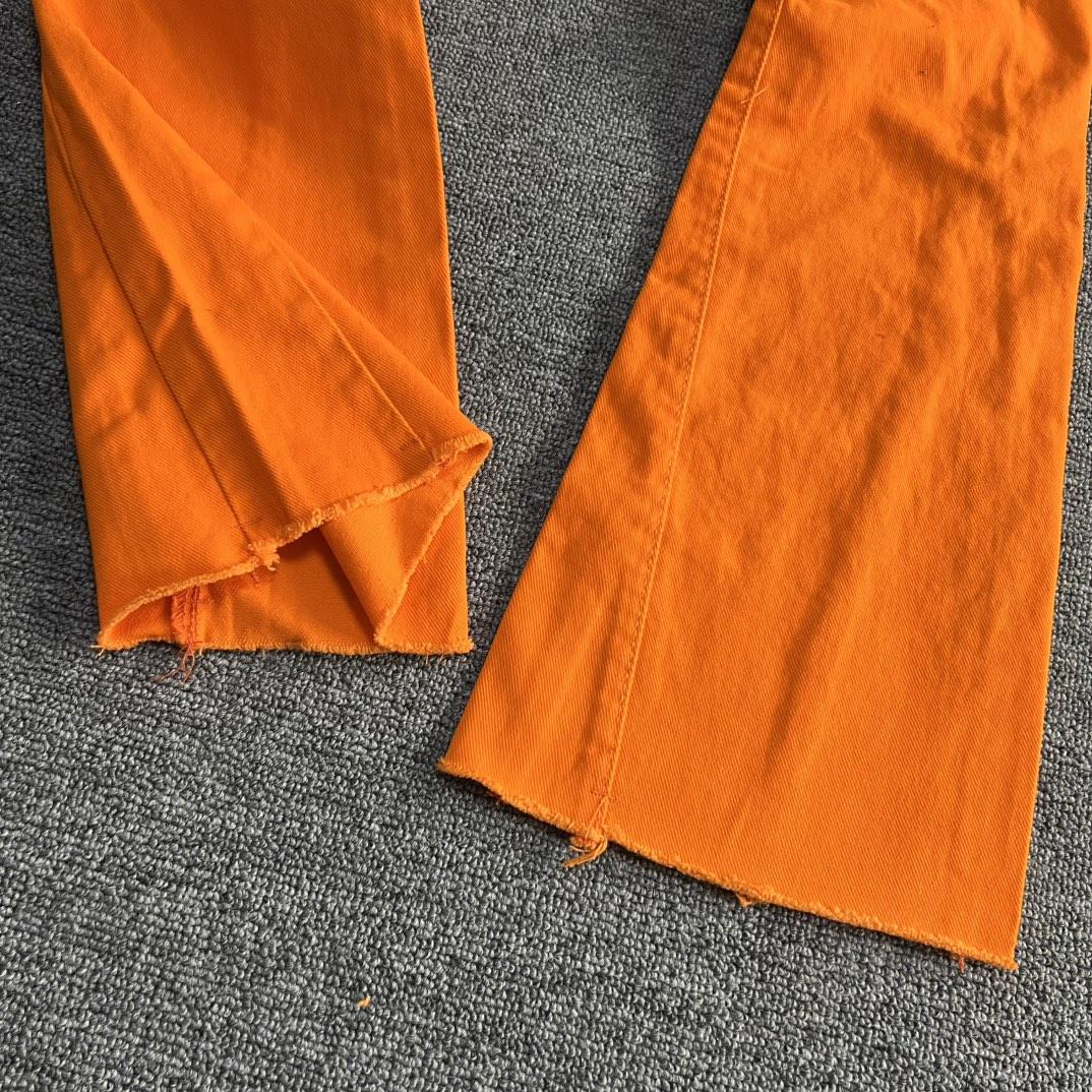 Chrome Hearts x Off-White Cross Denim 'Orange' - DopestKickz