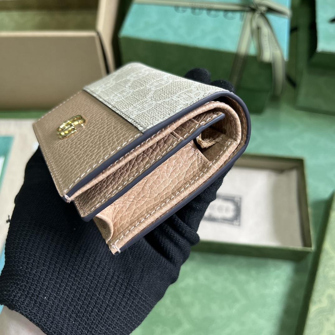 Gucci GG Marmont Card Case Wallet(11-9-3cm)    - DopestKickz