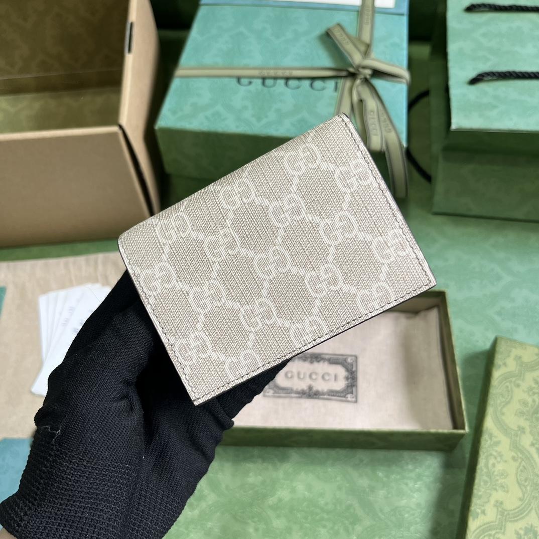 Gucci GG Marmont Card Case Wallet(11-9-3cm)    - DopestKickz